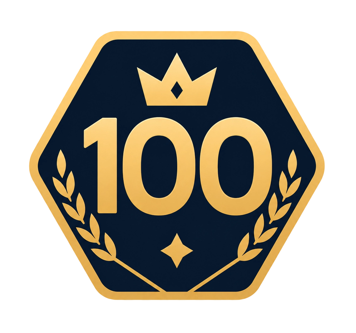 注册前100名